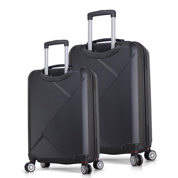 Zoozie Bags Set de maletas de 2 piezas Negro